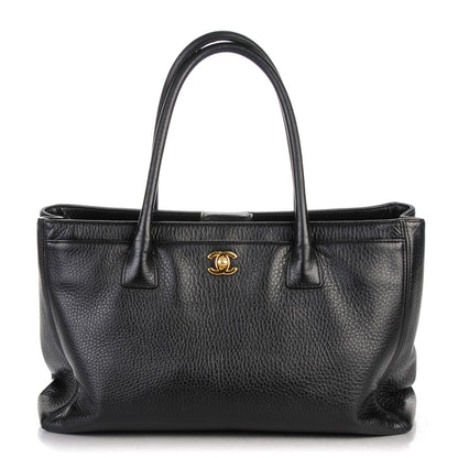 Chanel Calfskin Cerf Executive Shopper Tote Black 1 of 7