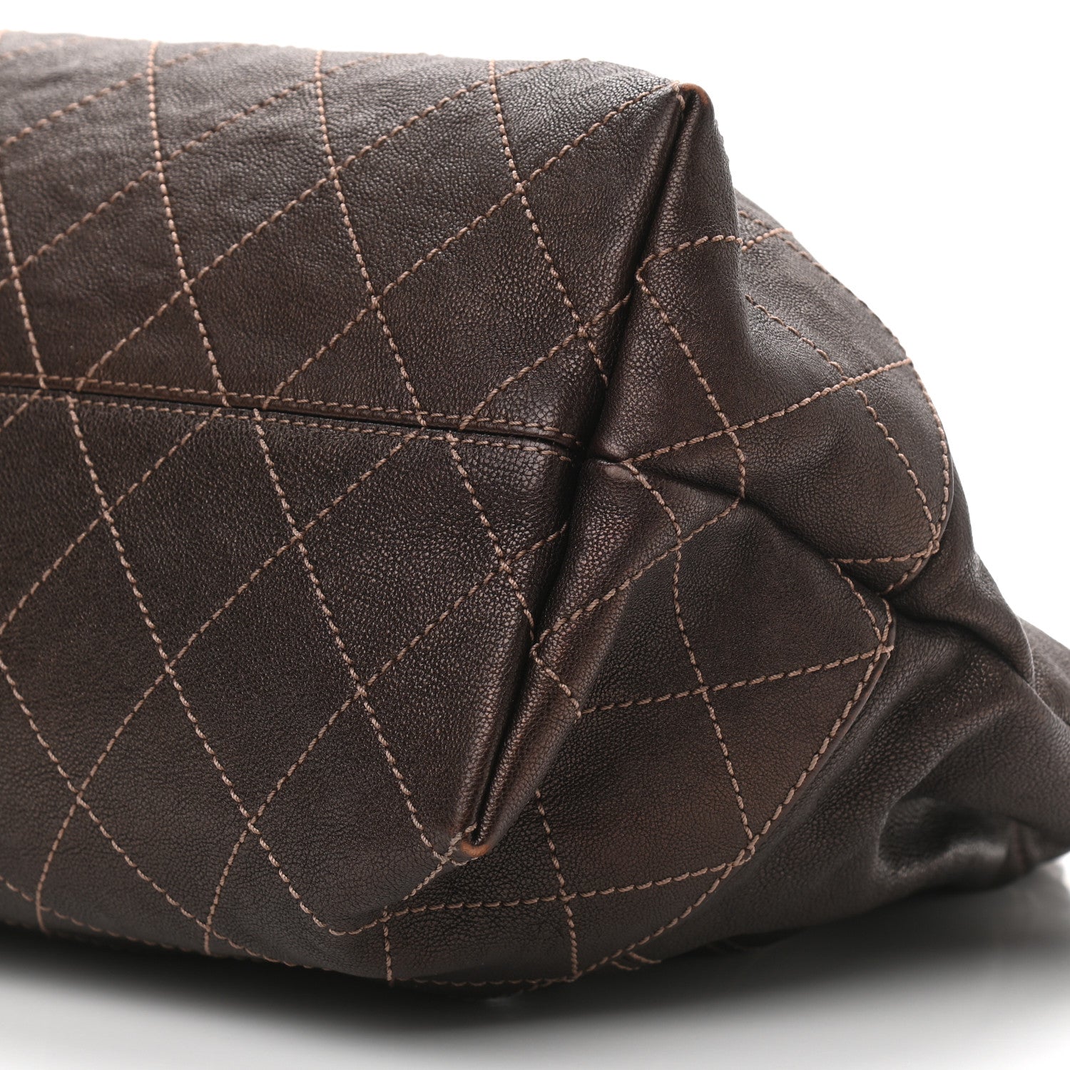 Chanel Metallic Calfskin Baby Coco Cabas Bronze 11 of 11