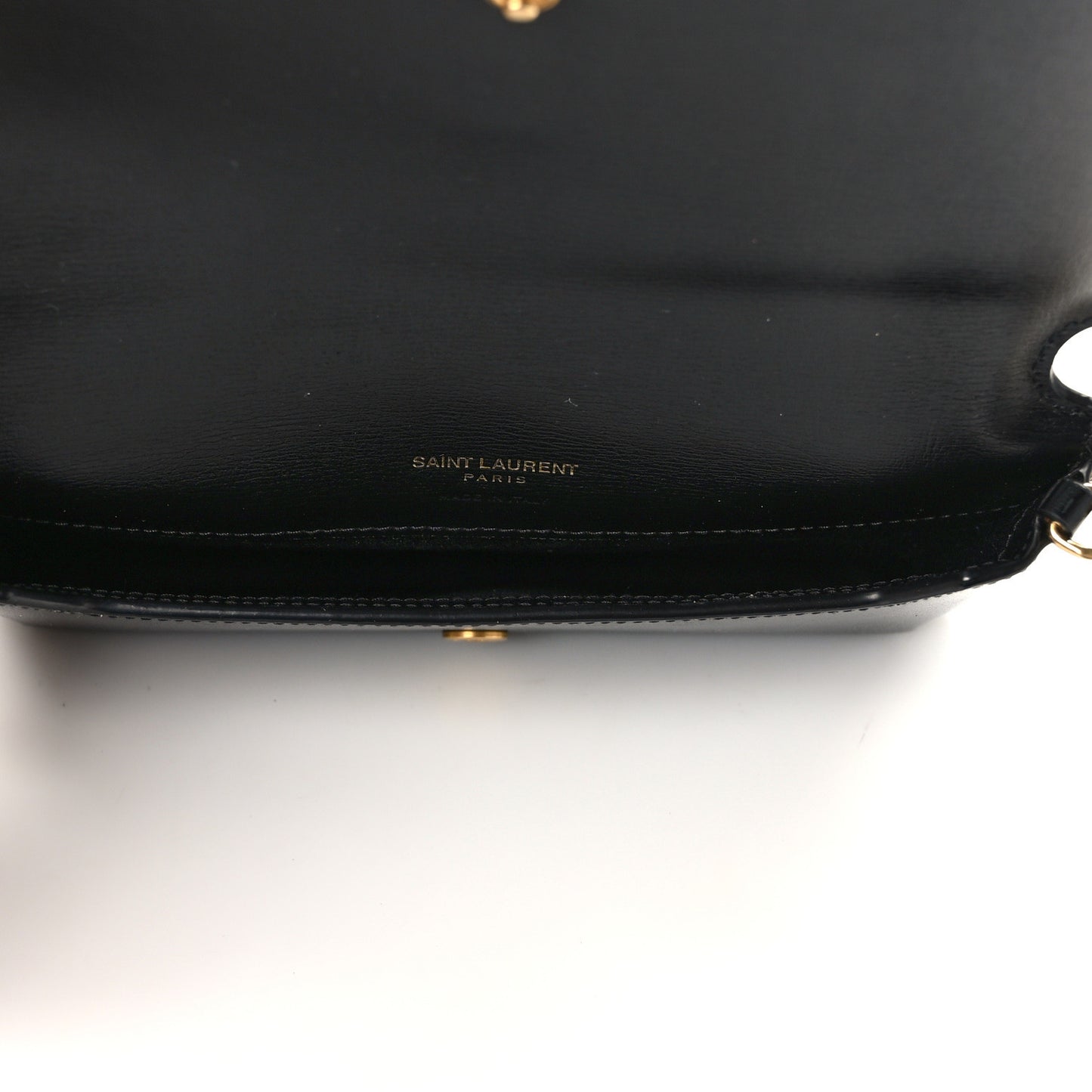 Grained Calfskin Monogram Phone Holder Crossbody Black