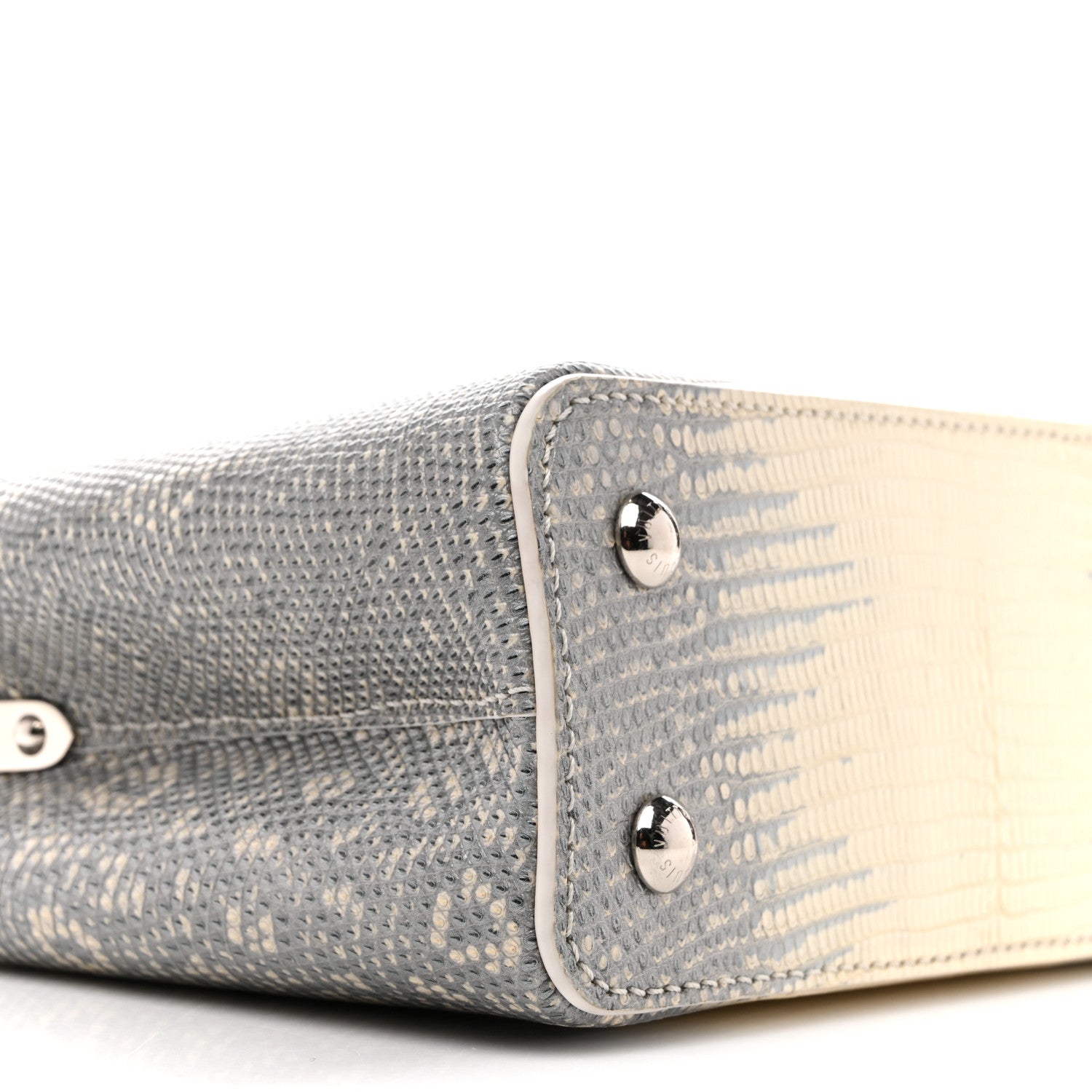 Louis Vuitton Lizard Capucines Mini White 8 of 9