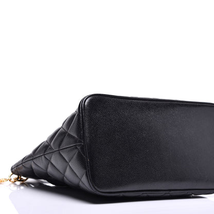Chanel Caviar Quilted Medallion Tote Black 8 of 10