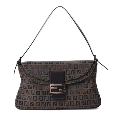 Fendi Zucchino Baguette Dark Brown 1 of 8