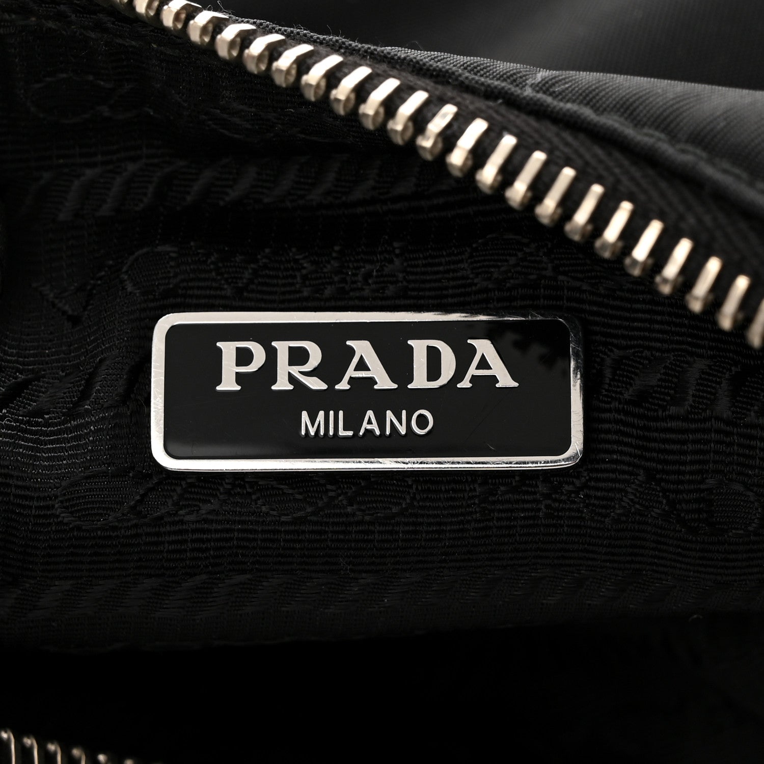 Prada Tessuto Nylon Saffiano Mini Re-Edition 2005 Bag Black 6 of 11