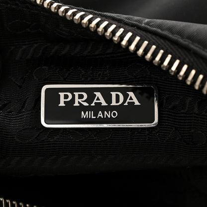 Prada Tessuto Nylon Saffiano Mini Re-Edition 2005 Bag Black 6 of 11