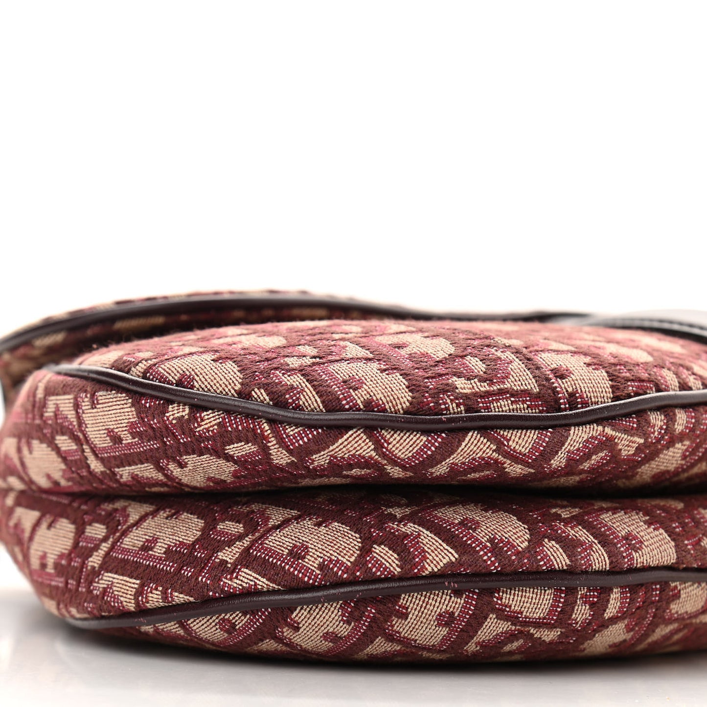 Oblique Saddle Bag Burgundy