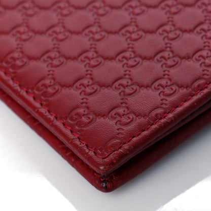 Gucci Microguccissima Crossbody Wallet Red 9 of 9
