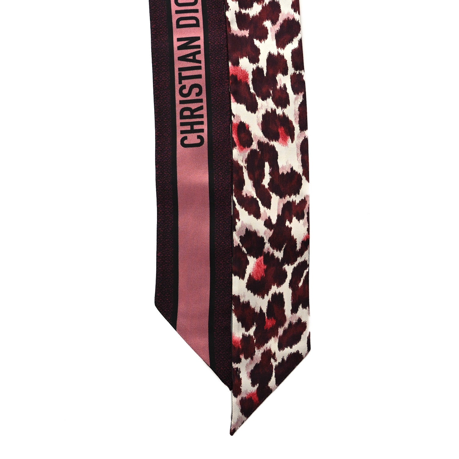 Christian Dior Silk Mizza Mitzah Scarf Pink Multicolor 2 of 3