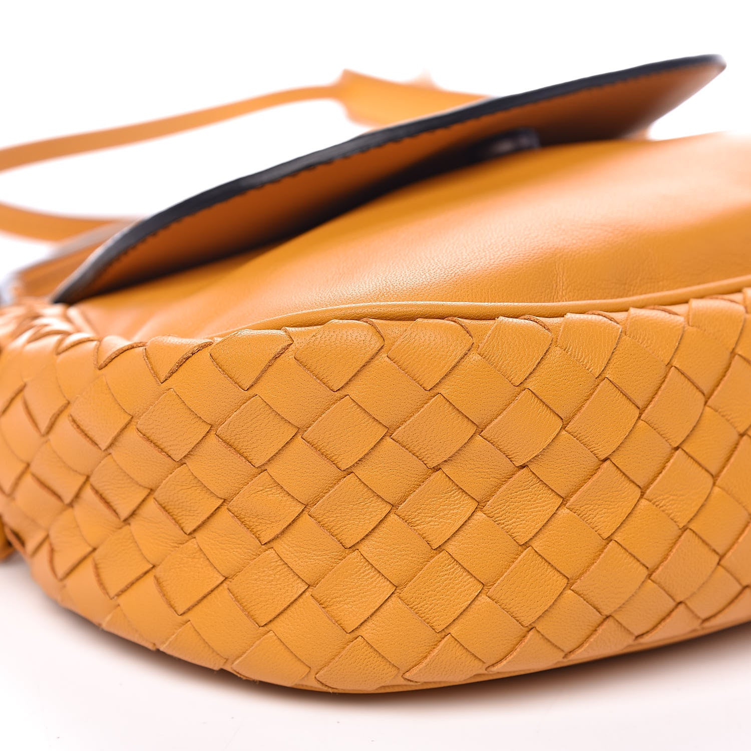 Bottega Veneta Nappa Intrecciato Small Nodini Flap Crossbody Marigold 9 of 10