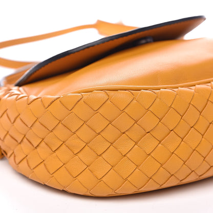 Bottega Veneta Nappa Intrecciato Small Nodini Flap Crossbody Marigold 9 of 10