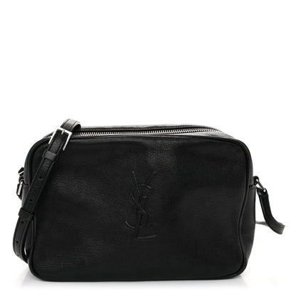 Saint Laurent Lambskin Monogram Small Lou Camera Bag Black 1 of 10