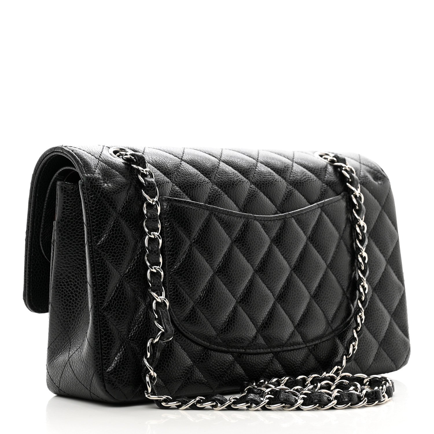 Chanel Caviar Quilted Medium Double Flap Black 3 of 11