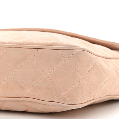 Chanel Suede Quilted CC Tassel Flap Camera Case Pink 12 of 15