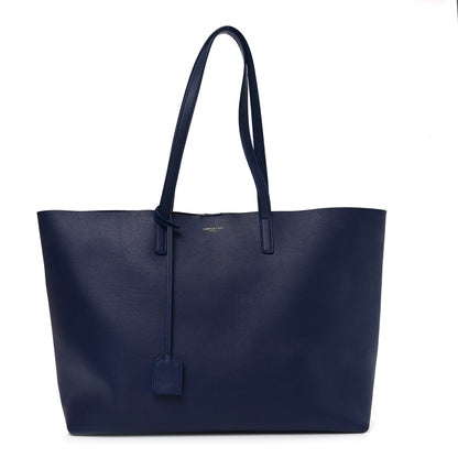 Saint Laurent Calfskin Large Shopping Tote Saphir 1 of 11