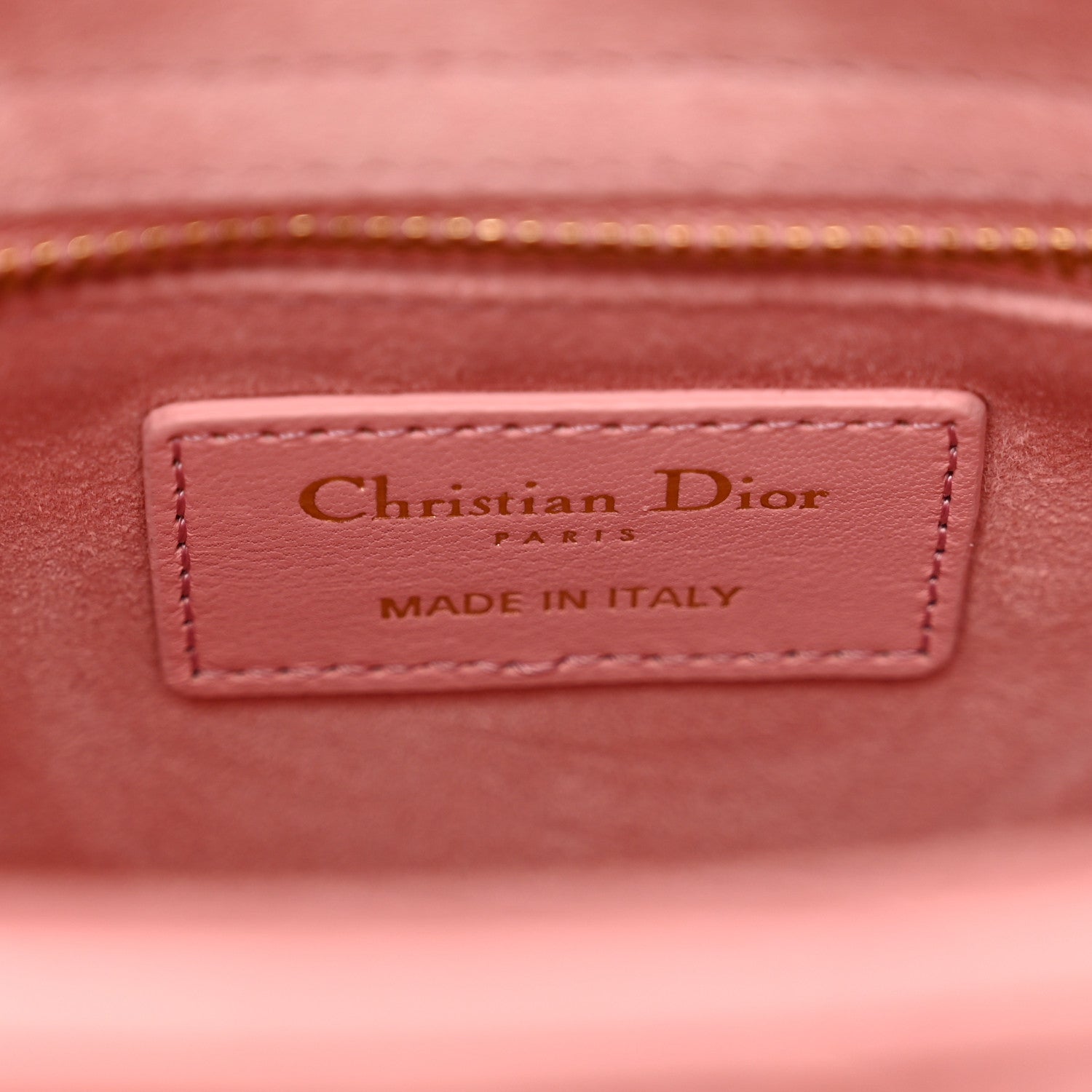 Christian Dior CHRISTIAN DIOR Lambskin Cannage Small My ABC Dior Lady Dior Pink 7 of 9