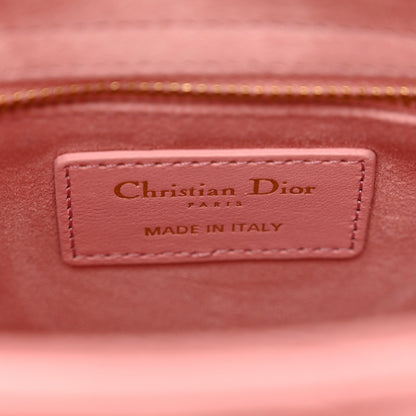 Christian Dior CHRISTIAN DIOR Lambskin Cannage Small My ABC Dior Lady Dior Pink 7 of 9