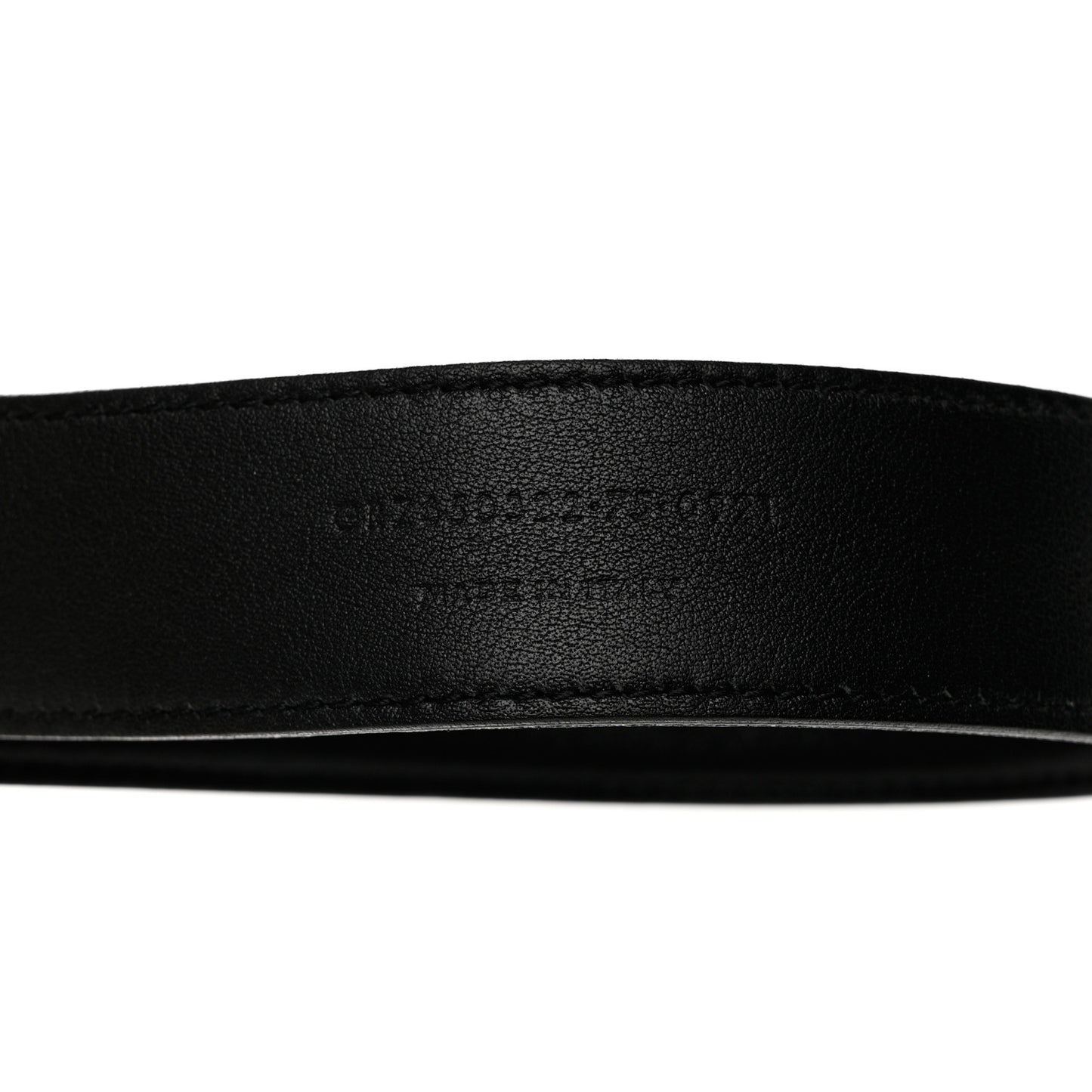 Calfskin Heart Belt 75 30 Black