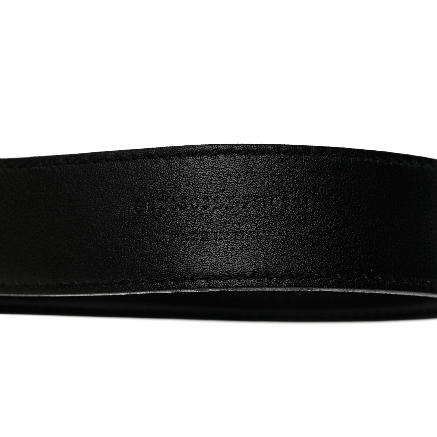 Saint Laurent Calfskin Heart Belt 75 30 Black 4 of 7