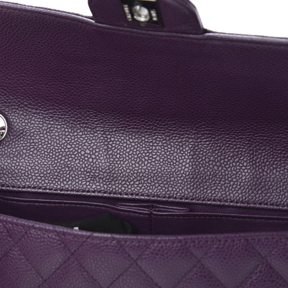 Chanel Caviar Quilted East West Flap Purple 12 of 12