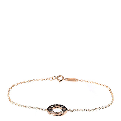 Tiffany 18K Rose Gold Diamond Atlas Pierced Bracelet 1 of 5