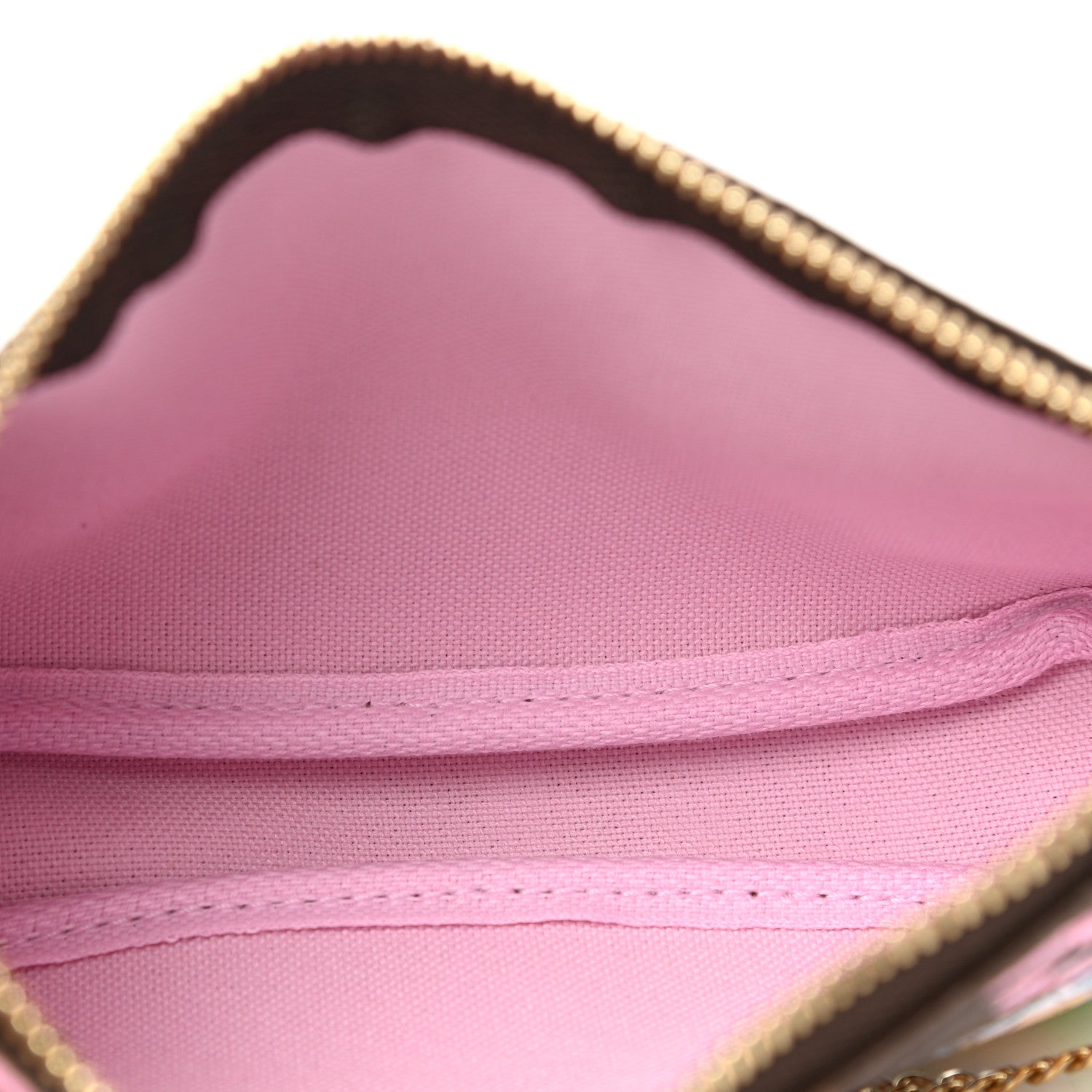 Louis Vuitton Monogram 2021 Christmas Animation Japanese Garden Mini Pochette Accessories Wisteria Pink 5 of 10