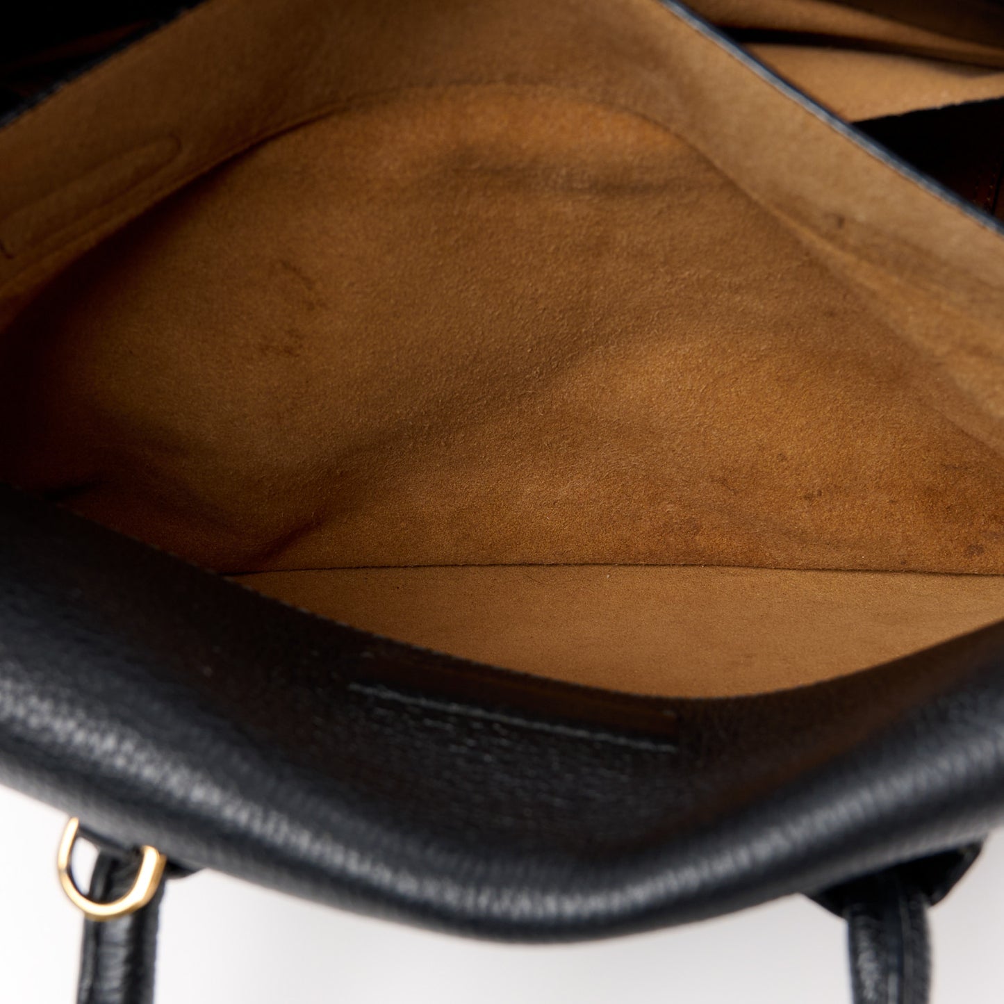 Grained Calfskin Medium Milla Tote Black