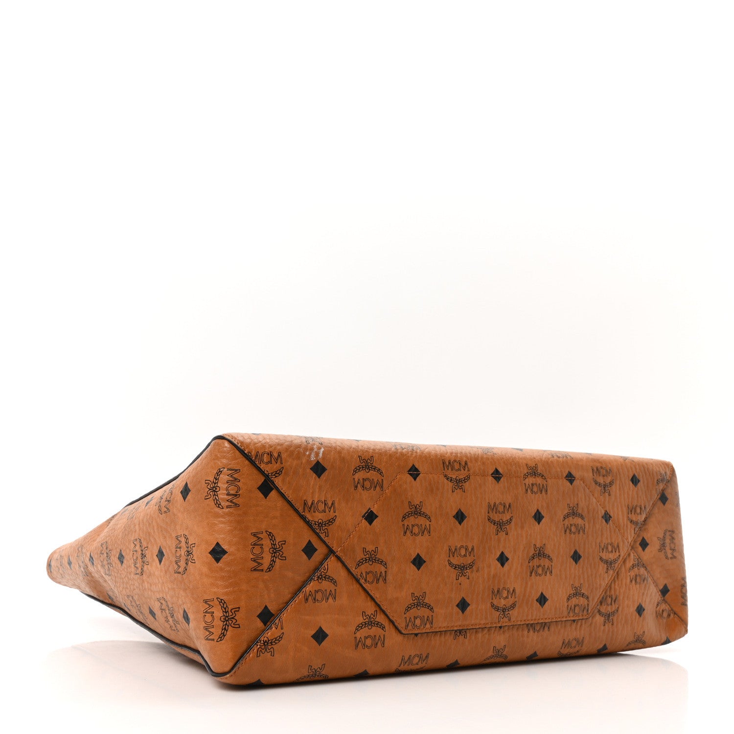 MCM Visetos Large Klassik Tote Cognac 4 of 9