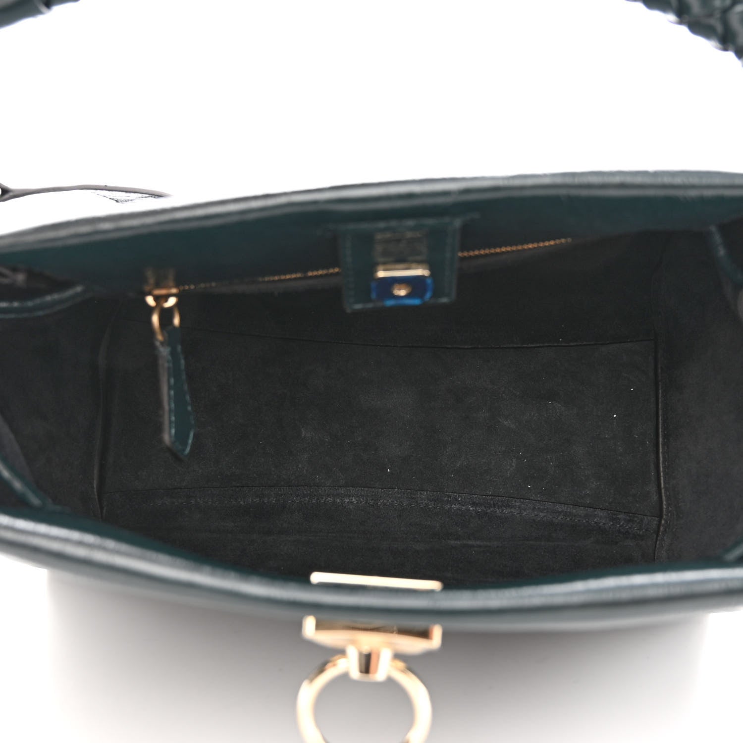 Mulberry Glossy Calfskin Small Iris Tote Black 5 of 9