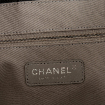 Chanel Glazed Calfskin Small Deauville Tote Black 6 of 7