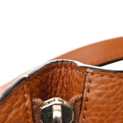 Burberry Grainy Calfskin House Check Small Maidstone Saddle Brown 16 of 24