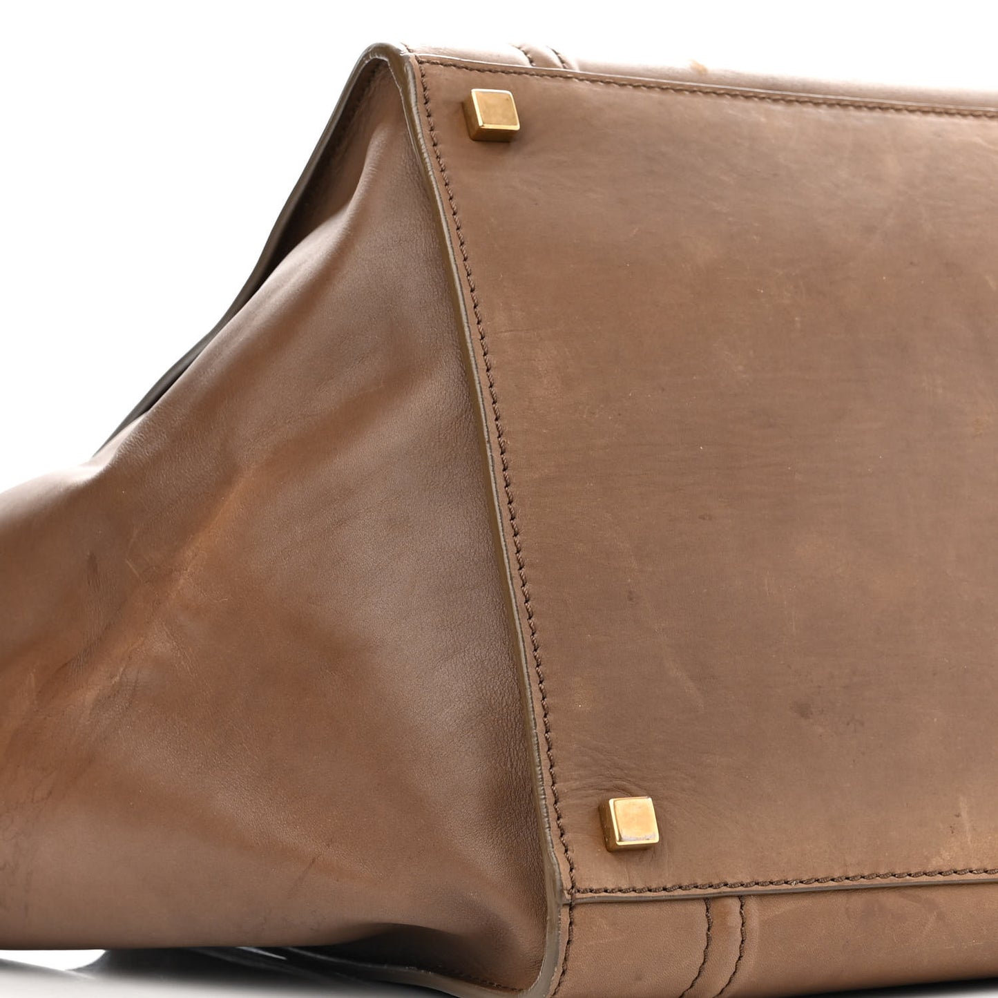 Smooth Calfskin Medium Phantom Luggage Tan