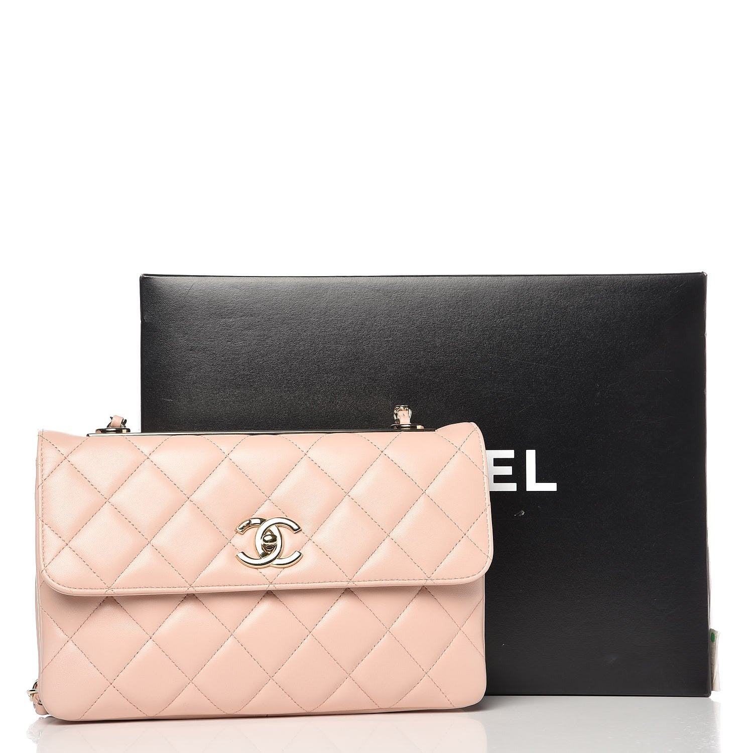 Chanel Lambskin Quilted Medium Trendy CC Flap Pink 10 of 10