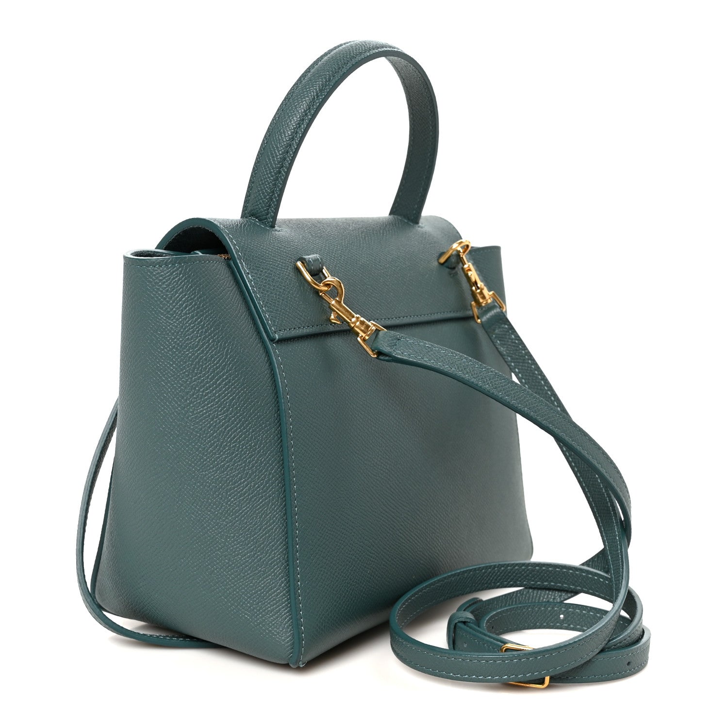Celine Grained Calfskin Nano Belt Bag Celadon 3 of 10
