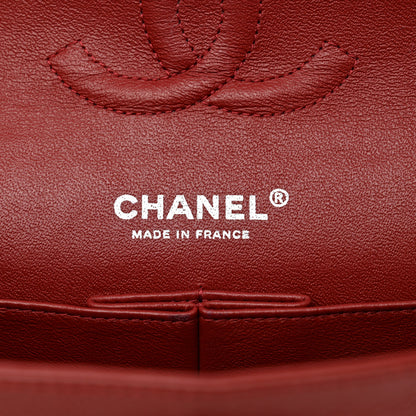 Chanel Caviar Quilted Medium Double Flap Burgundy 6 of 12