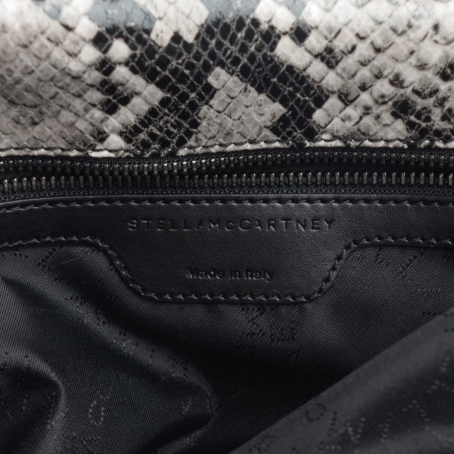 Stella McCartney Eco Python Big Falabella Tote Grey 6 of 9
