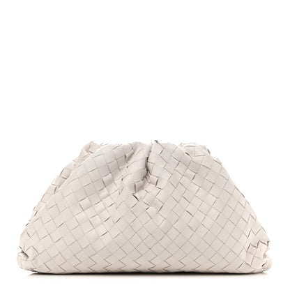 Bottega Veneta Nappa Maxi Intreccio The Pouch Oversized Clutch Plaster 1 of 11