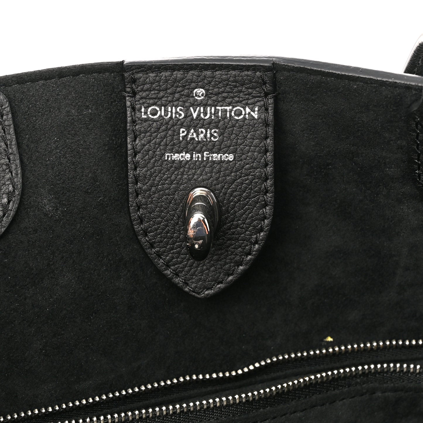 Calfskin Lockme Cabas Black