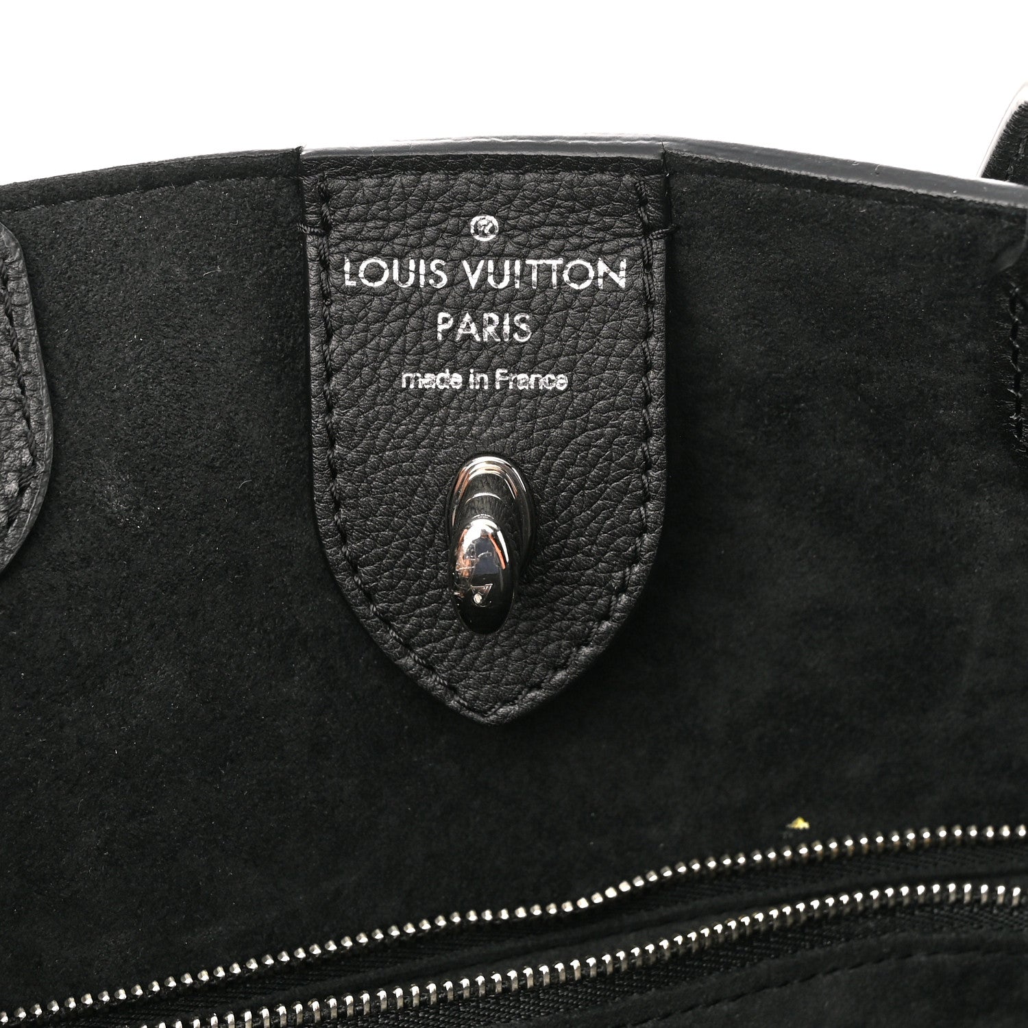 Louis Vuitton Calfskin Lockme Cabas Black 6 of 10