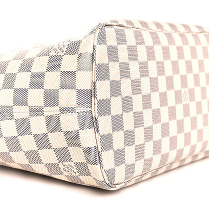 Louis Vuitton Damier Azur Braided Neverfull MM Pink 8 of 9
