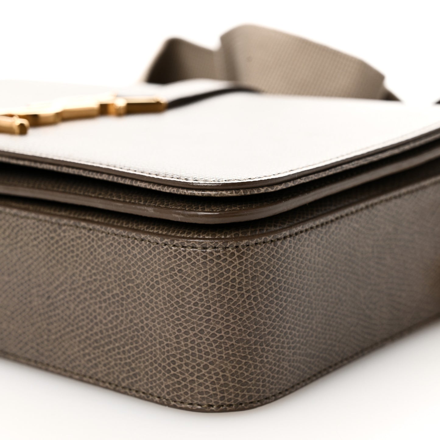 Textured Calfskin Medium Classic Monogram Universite Bag Fog
