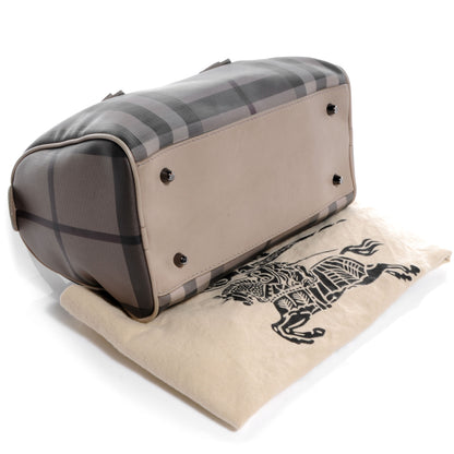 Burberry Smoked Check Small Chester Bowling Bag Trench 5 of 12