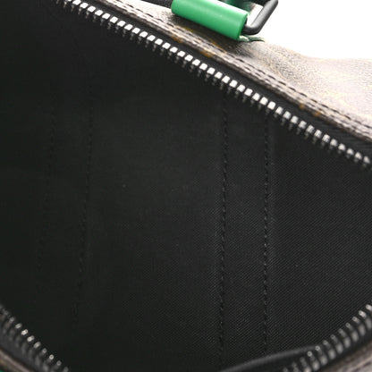 Louis Vuitton Monogram Macassar Keepall Bandouliere 25 Minty Green 5 of 8