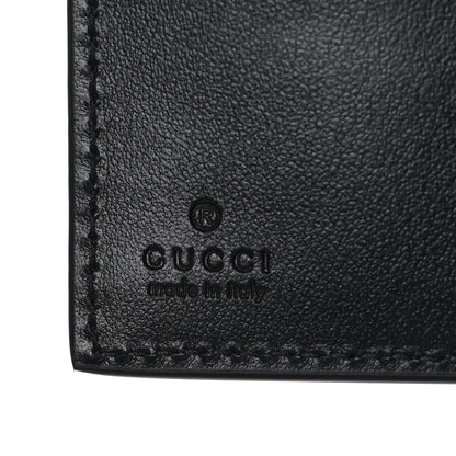 Gucci Plutone Calfskin Logo Bi-Fold Wallet Black 6 of 12