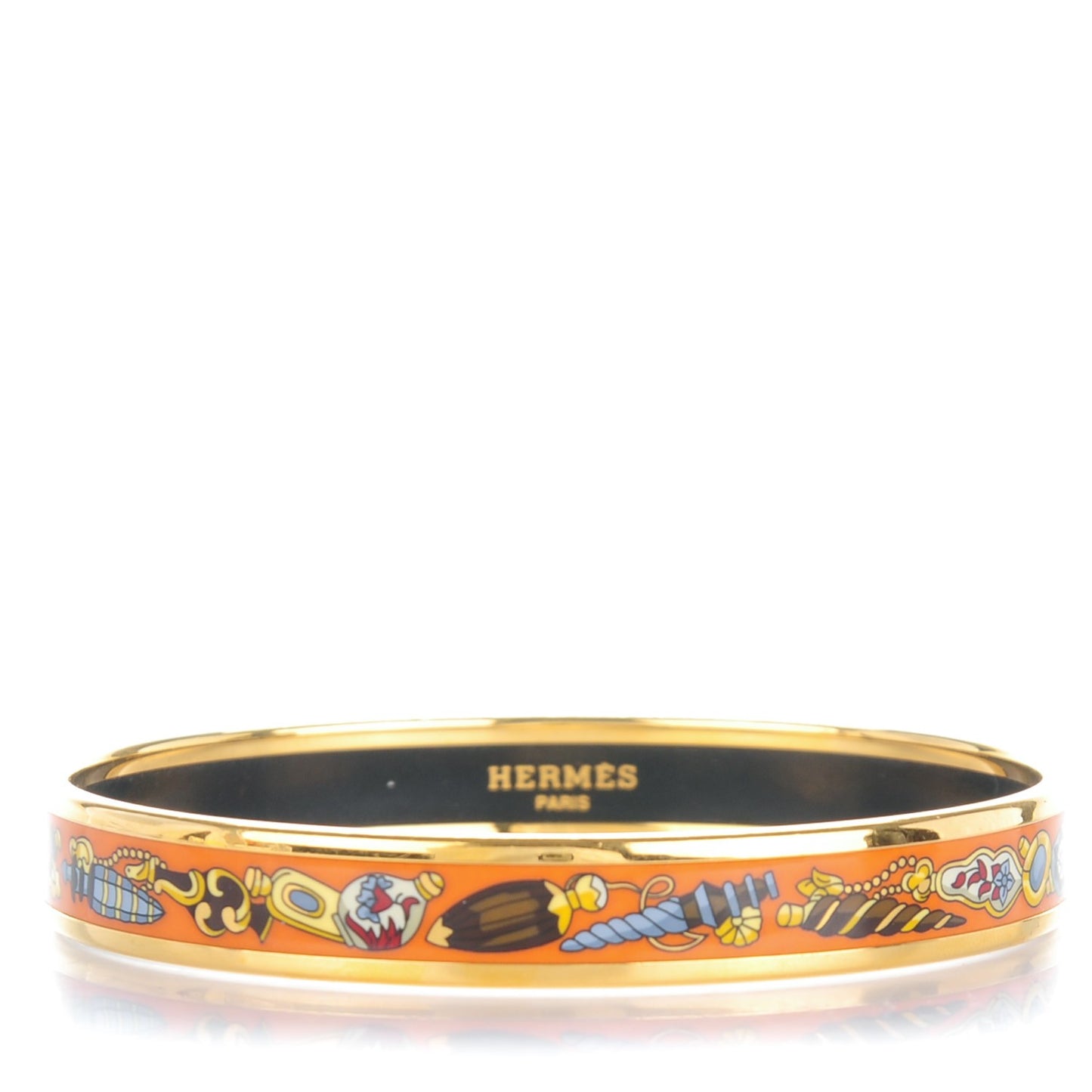 Enamel Printed Narrow Qu' Importe Le Falcon Bracelet 70
