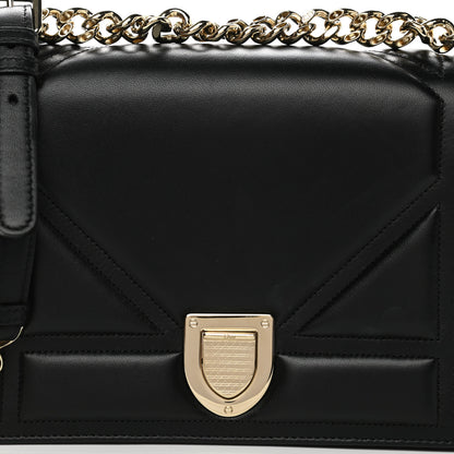 Christian Dior Lambskin Medium Diorama Flap Bag Black 7 of 12