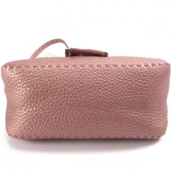 Metallic Calfskin Romano Selleria Limited Edition Baguette Pink