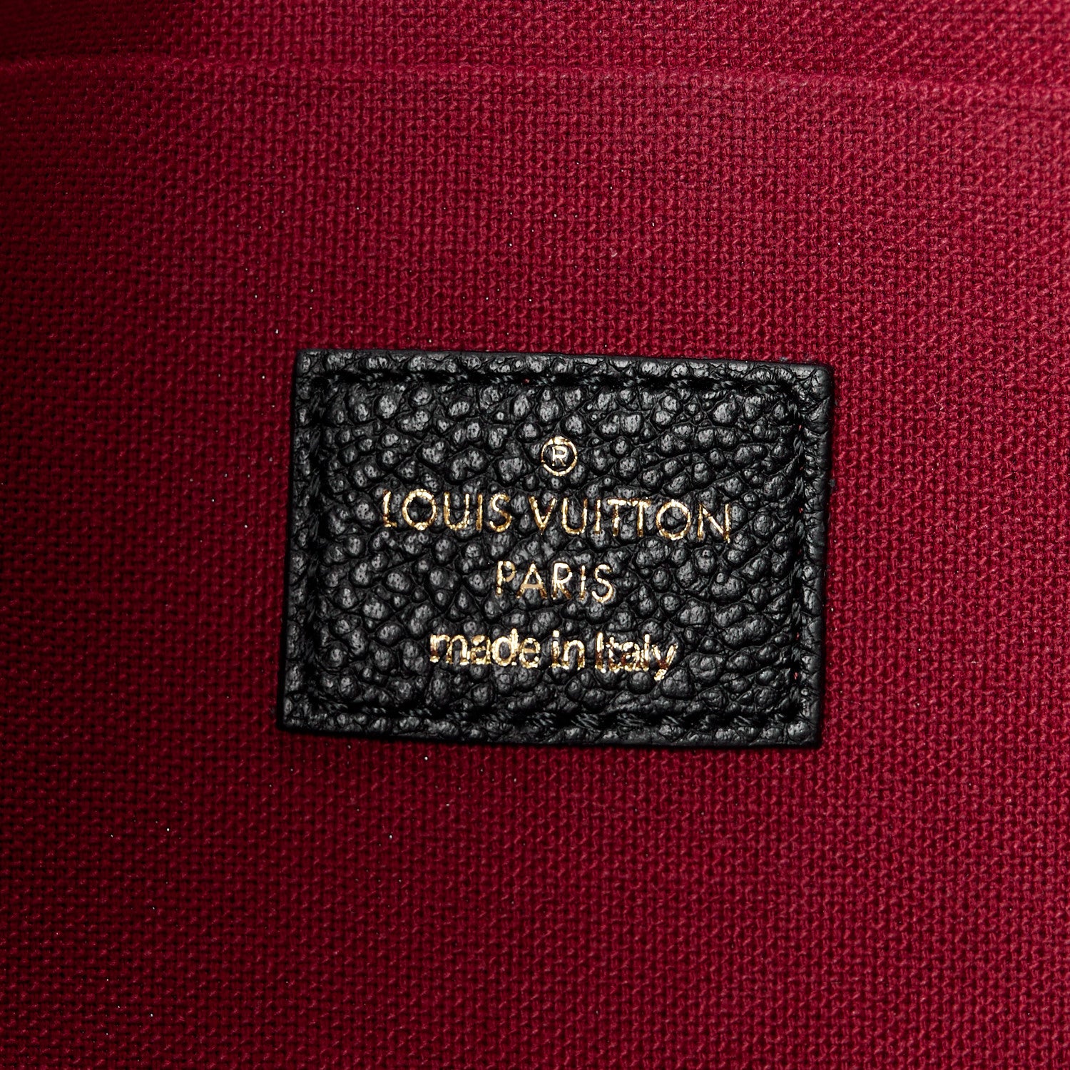 Louis Vuitton Empreinte Monogram Giant Felicie Pochette Black Beige 6 of 11