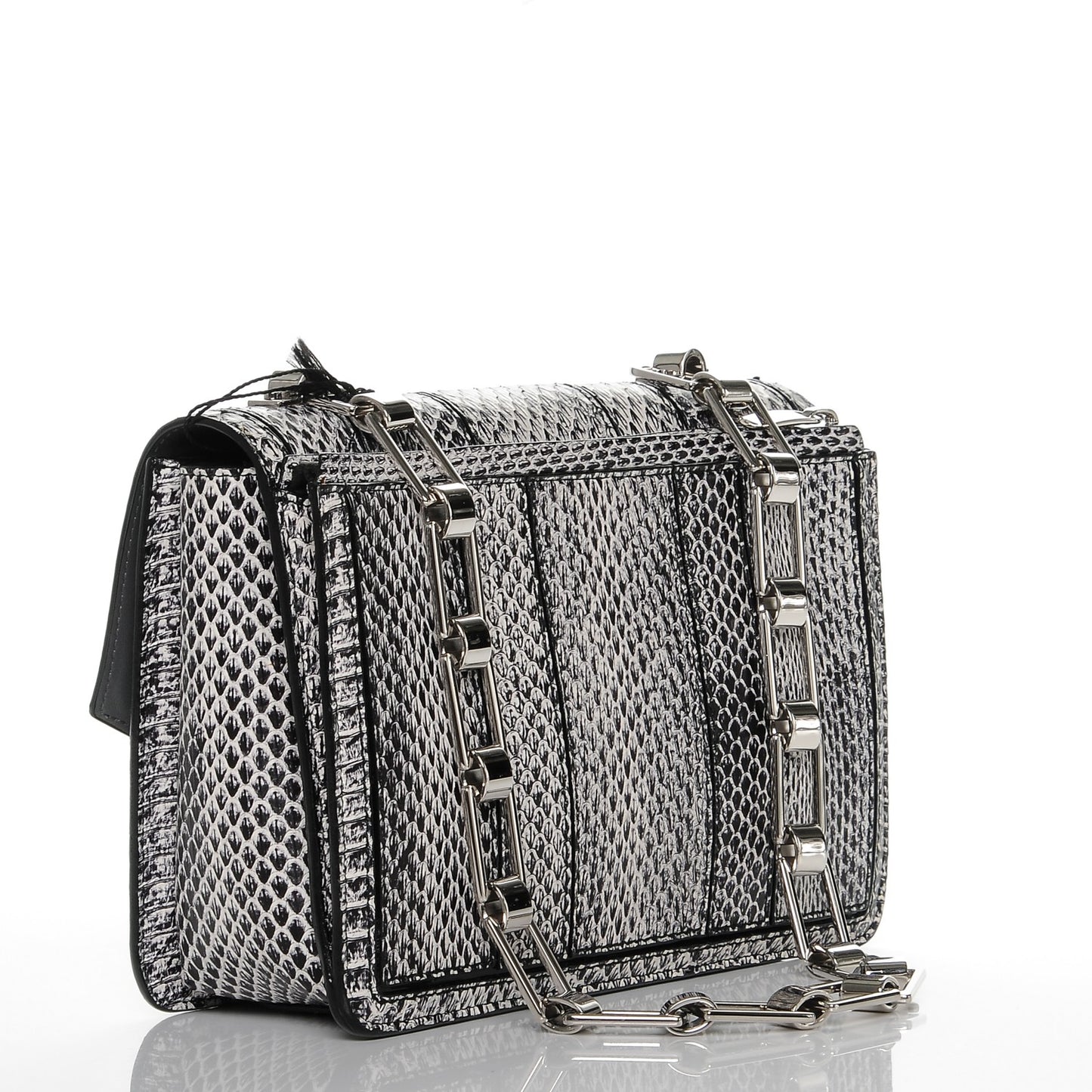 Elaphe Hava Shoulder Bag Black White