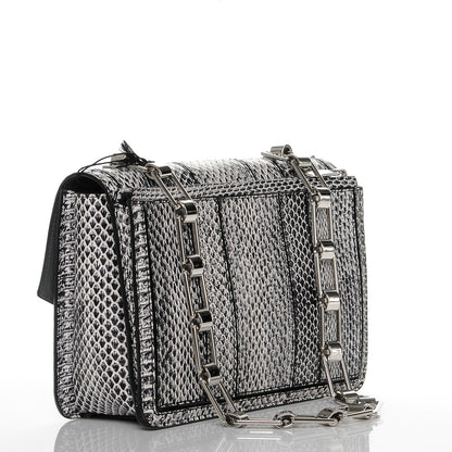 Proenza Schouler Elaphe Hava Shoulder Bag Black White 3 of 6