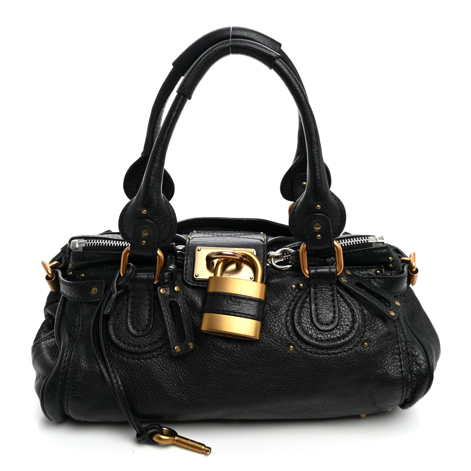 Chloe Calfskin Medium Paddington Satchel Black 1 of 9