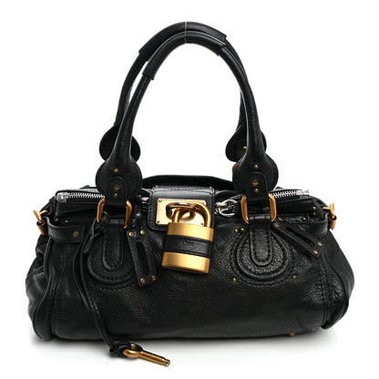 Chloe Calfskin Medium Paddington Satchel Black 1 of 9